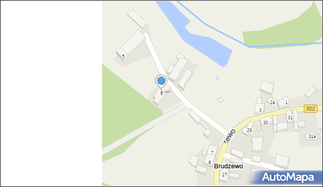 Brudzewo, Brudzewo, 6, mapa Brudzewo