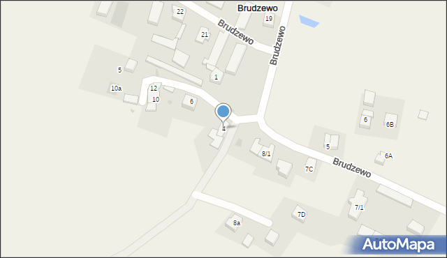 Brudzewo, Brudzewo, 9, mapa Brudzewo