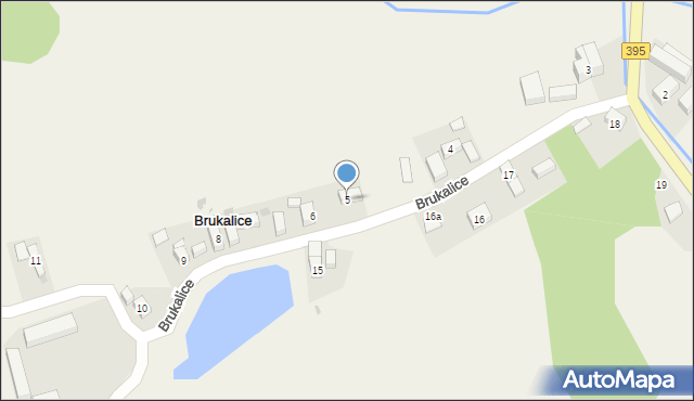 Brukalice, Brukalice, 5, mapa Brukalice