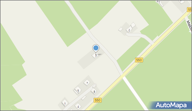 Bruki Unisławskie, Bruki Unisławskie, 12, mapa Bruki Unisławskie