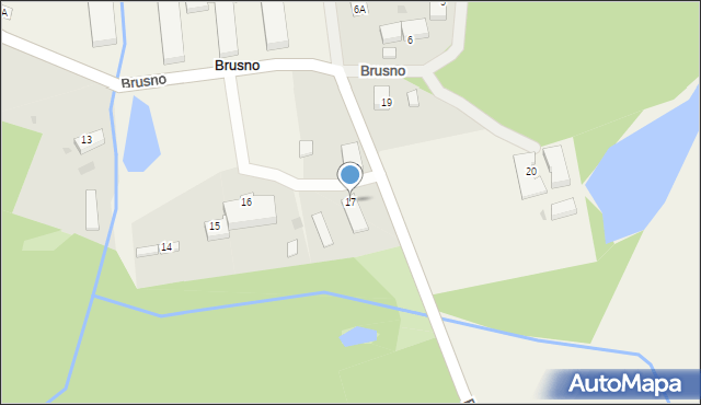 Brusno, Brusno, 17, mapa Brusno