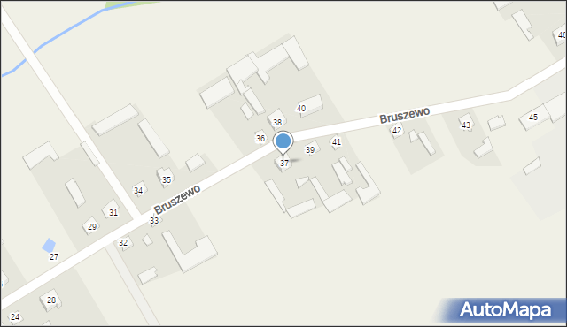 Bruszewo, Bruszewo, 37, mapa Bruszewo