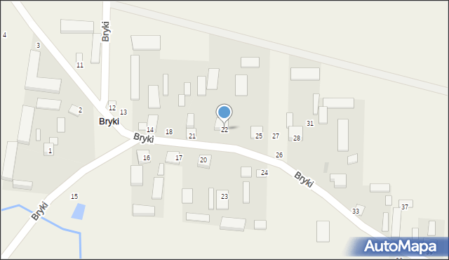 Bryki, Bryki, 22, mapa Bryki