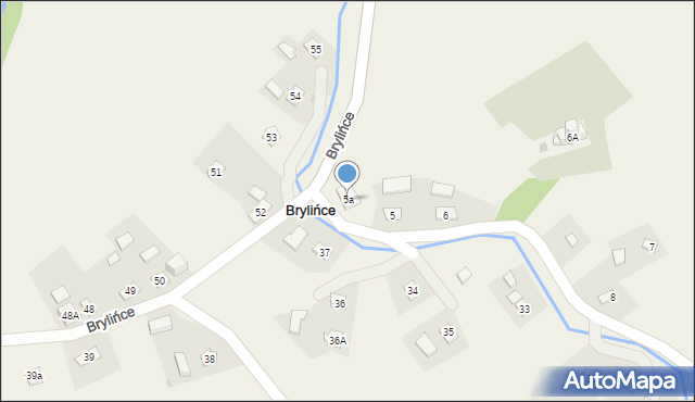 Brylińce, Brylińce, 5a, mapa Brylińce