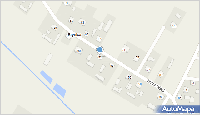 Brynica, Brynica, 26, mapa Brynica