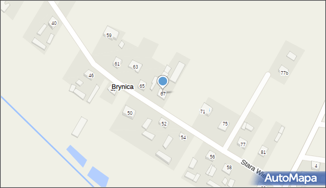 Brynica, Brynica, 26a, mapa Brynica