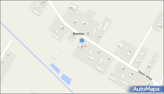 Brynica, Brynica, 27a, mapa Brynica