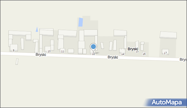 Bryski, Bryski, 12, mapa Bryski