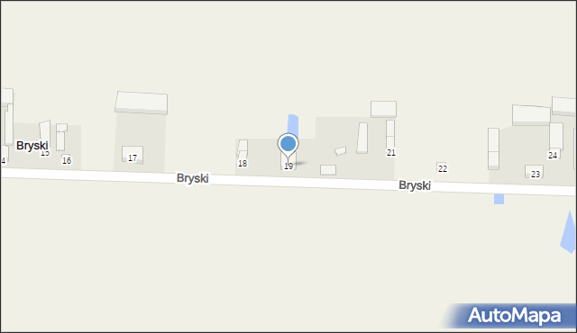 Bryski, Bryski, 19, mapa Bryski