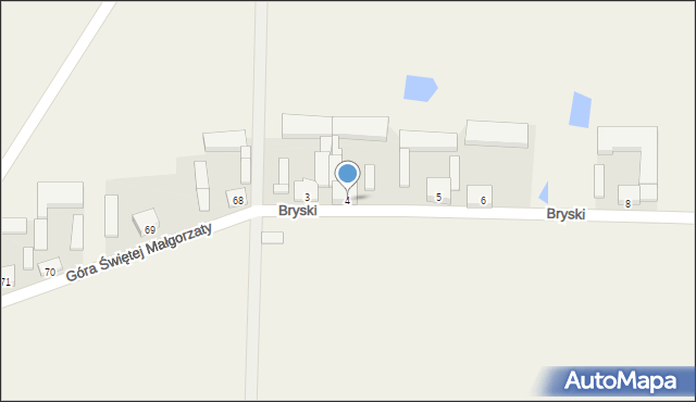 Bryski, Bryski, 4, mapa Bryski