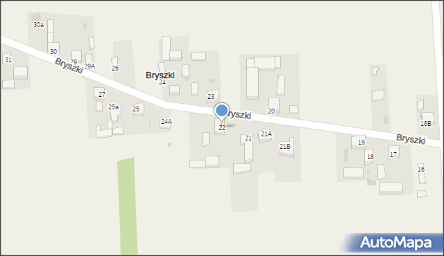 Bryszki, Bryszki, 22, mapa Bryszki