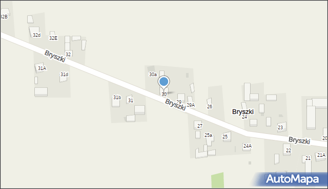 Bryszki, Bryszki, 30, mapa Bryszki