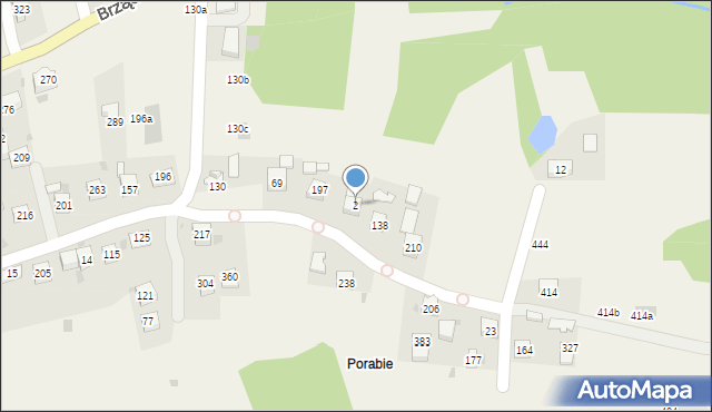 Brzączowice, Brzączowice, 2, mapa Brzączowice