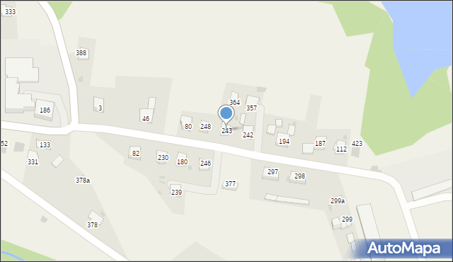 Brzączowice, Brzączowice, 243, mapa Brzączowice