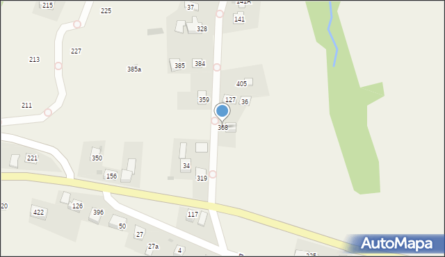 Brzączowice, Brzączowice, 368, mapa Brzączowice