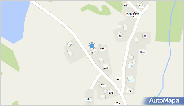 Brzączowice, Brzączowice, 369, mapa Brzączowice