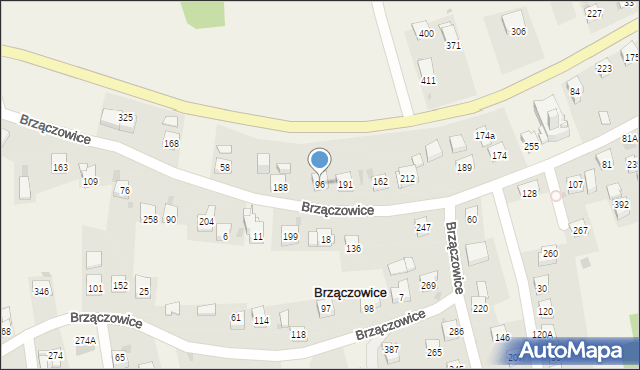 Brzączowice, Brzączowice, 96, mapa Brzączowice