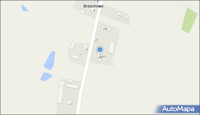 Brzechowo, Brzechowo, 10a, mapa Brzechowo