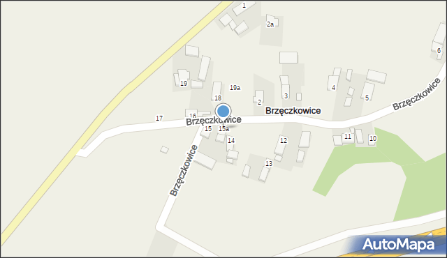 Brzęczkowice, Brzęczkowice, 15a, mapa Brzęczkowice