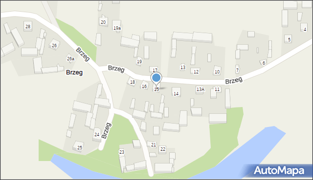 Brzeg, Brzeg, 15, mapa Brzeg