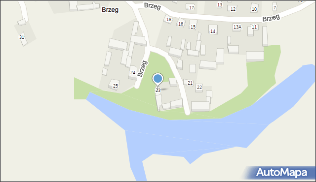 Brzeg, Brzeg, 23, mapa Brzeg