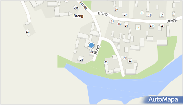 Brzeg, Brzeg, 24, mapa Brzeg