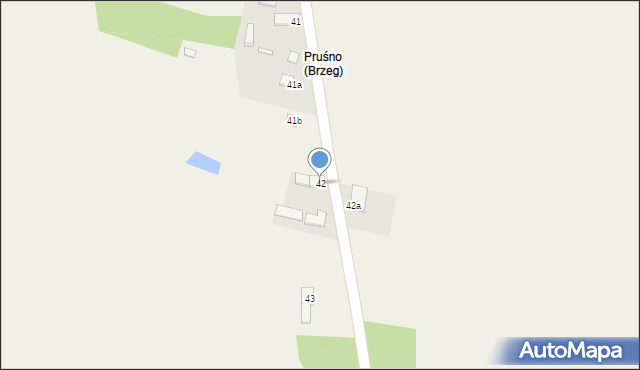 Brzeg, Brzeg, 42, mapa Brzeg