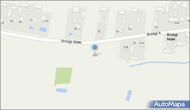 Brzegi, Brzegi, 85b, mapa Brzegi