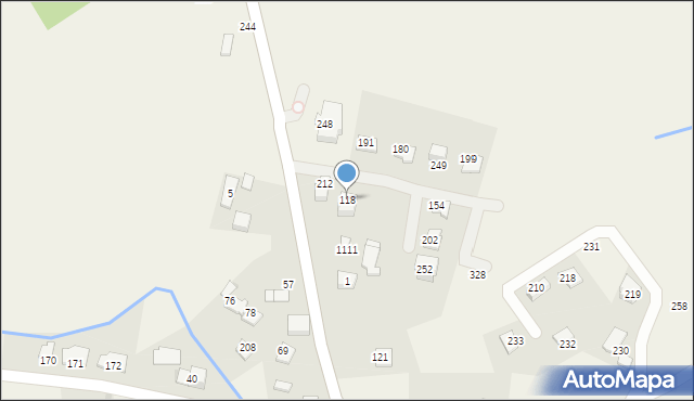 Brzegi, Brzegi, 118, mapa Brzegi