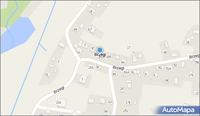 Brzegi, Brzegi, 27, mapa Brzegi