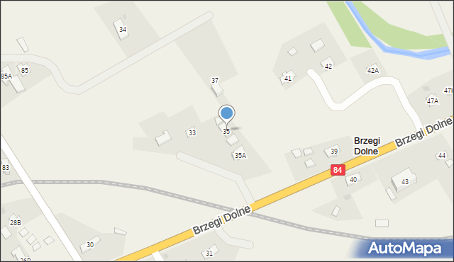 Brzegi Dolne, Brzegi Dolne, 35, mapa Brzegi Dolne