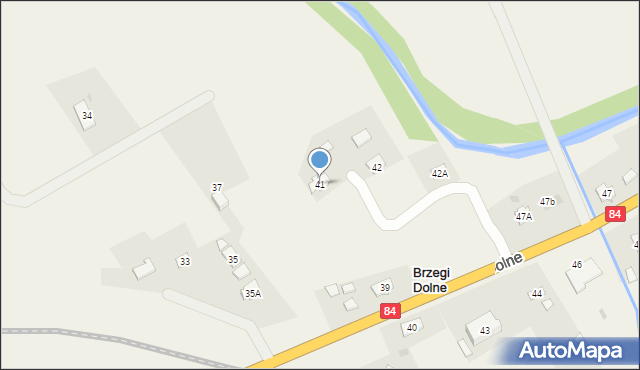 Brzegi Dolne, Brzegi Dolne, 41, mapa Brzegi Dolne