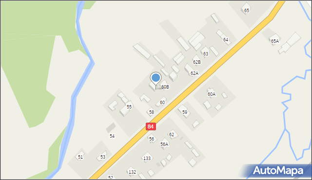 Brzegi Dolne, Brzegi Dolne, 60c, mapa Brzegi Dolne