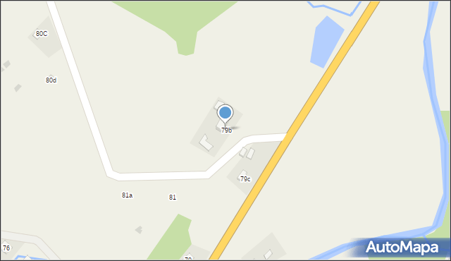 Brzegi Dolne, Brzegi Dolne, 79b, mapa Brzegi Dolne