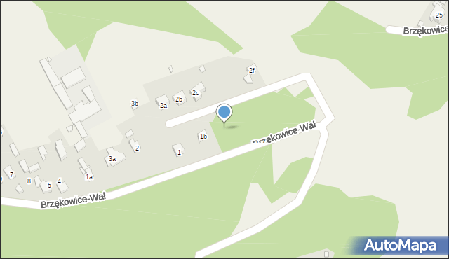 Brzękowice-Wał, Brzękowice-Wał, 3b, mapa Brzękowice-Wał