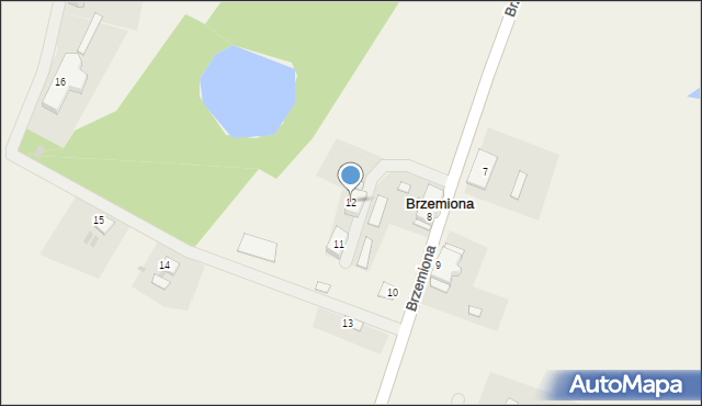 Brzemiona, Brzemiona, 12, mapa Brzemiona