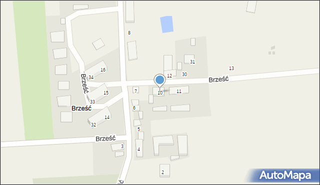 Brześć, Brześć, 10, mapa Brześć