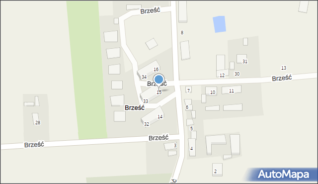 Brześć, Brześć, 15, mapa Brześć