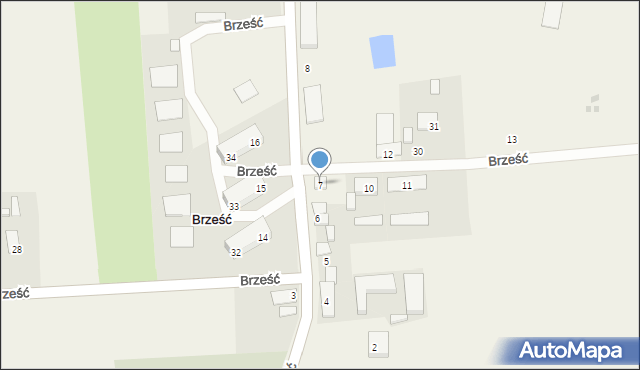 Brześć, Brześć, 7, mapa Brześć