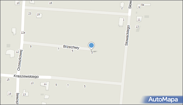 Brześć Kujawski, Brzechwy Jana, 3, mapa Brześć Kujawski