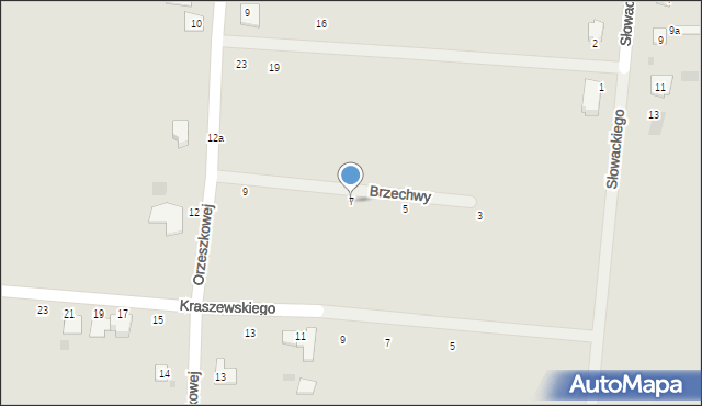 Brześć Kujawski, Brzechwy Jana, 7, mapa Brześć Kujawski