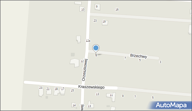 Brześć Kujawski, Brzechwy Jana, 9, mapa Brześć Kujawski