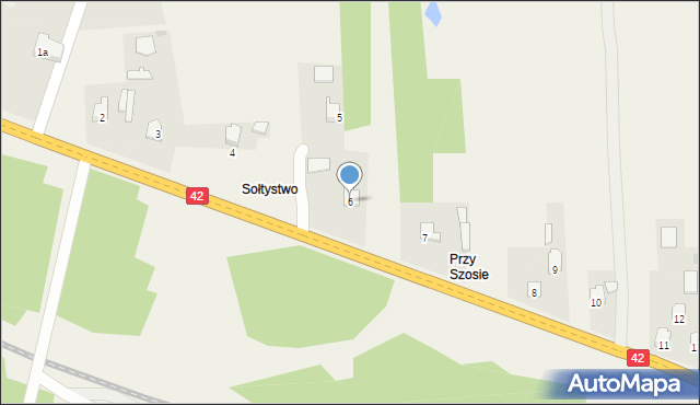 Brzeście, Brzeście, 6, mapa Brzeście