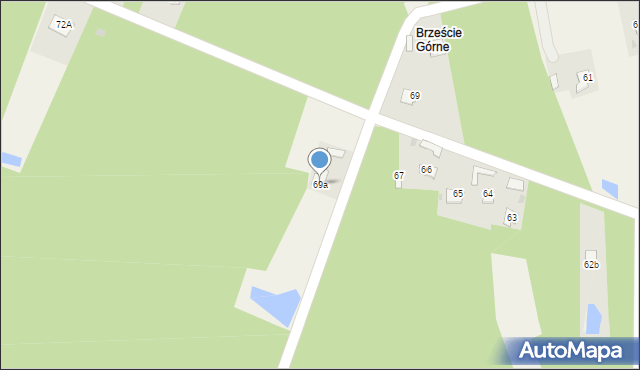 Brzeście, Brzeście, 69a, mapa Brzeście