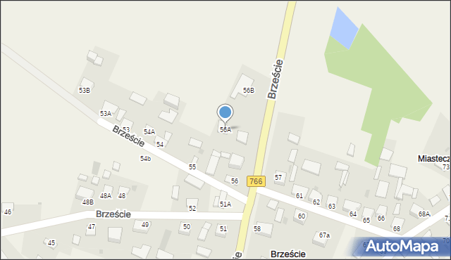 Brzeście, Brzeście, 56A, mapa Brzeście