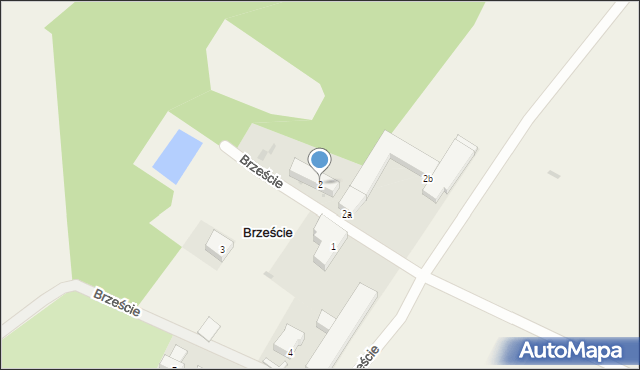 Brzeście, Brzeście, 2, mapa Brzeście