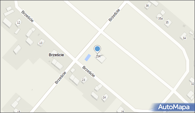 Brzeście, Brzeście, 23A, mapa Brzeście