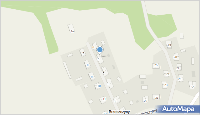 Brzeszczyny, Brzeszczyny, 5/2, mapa Brzeszczyny