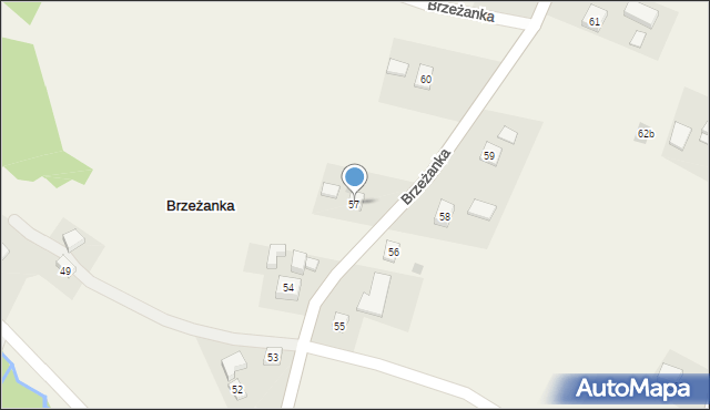 Brzeżanka, Brzeżanka, 57, mapa Brzeżanka