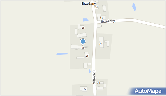 Brzeżany, Brzeżany, 26, mapa Brzeżany